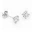 Round Brilliant Cut Diamond Stud Earrings