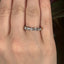 Round Brilliant Cut 1.02ct Diamond 7 Stone Half Hoop Eternity Ring