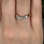 Round Brilliant Cut 0.50ct Diamond Wishbone 5 Stone Eternity Ring
