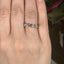 Round Brilliant Cut 1.09ct Diamond 5 Stone Half Hoop Eternity Ring