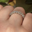 Round Brilliant Cut 1.04ct Diamond 7 Stone Eternity Ring