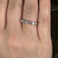 Round Brilliant Cut 1.01ct Diamond 6 Stone Half Hoop Eternity Ring