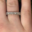 Princess Cut 3.30ct Diamond Full Hoop Eternity Ring