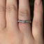 Round Brilliant Cut 0.50ct Diamond Wishbone Eternity Ring