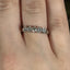 Round Brilliant Cut 0.68ct Diamond 5 Stone Half Hoop Eternity Ring