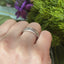 Baguette Cut 2.04ct Diamond Half Hoop Eternity Ring