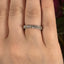 Round Brilliant Cut 1.03ct Diamond 10 Stone Half Hoop Eternity Ring