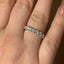 Round Brilliant Cut 0.90ct Diamond 7 Stone Eternity Ring