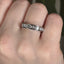 Round Brilliant Cut 1.01ct Diamond 7 Stone Half Hoop Eternity Ring