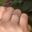 Round Brilliant Cut 0.46ct Diamond Crossover Half Hoop Eternity Ring