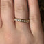 Round Brilliant Cut 0.75ct Diamond Half Hoop Eternity Ring