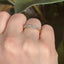 Round Brilliant Cut 0.56ct Diamond Wishbone 7 Stone Eternity Ring