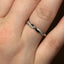 Round Brilliant Cut Diamond Twist Wedding Band