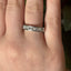 Princess Cut 1.26ct Diamond 7 Stone Eternity Ring