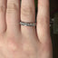 Round Brilliant Cut 1.02ct Diamond Half Hoop Eternity Ring