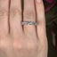 Round Brilliant Cut 1.64ct Diamond 7 Stone Half Hoop Eternity Ring