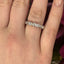 Oval Cut 2.37ct Diamond Full Hoop Eternity Ring