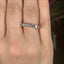 Round Brilliant Cut 1.00ct Diamond 7 Stone Half Hoop Eternity Ring