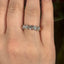 Round Brilliant Cut 1.53ct Diamond 5 Stone Half Hoop Eternity Ring