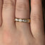 Round Brilliant & Baguette Cut 0.76ct Diamond Half Hoop Eternity Ring
