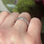 Round Brilliant Cut 1.02ct Diamond Half Hoop Eternity Ring