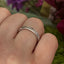 Round Brilliant Cut 0.78ct Diamond Full Hoop Eternity Ring