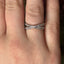 Round Brilliant Cut 0.46ct Diamond Crossover Half Hoop Eternity Ring