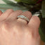 Princess Cut 1.26ct Diamond 7 Stone Eternity Ring