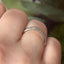 Round Brilliant Cut 0.50ct Diamond Grain Set Wedding Band