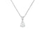 Pear Cut Diamond Solitaire Pendant