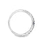 Princess Cut Sapphire & Diamond 3 Row Half Hoop Eternity Ring