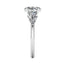 Lab Grown Oval Cut 2.50ct Diamond Engagement Ring with Diamond Shoulders