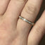 Princess Cut 0.50ct Diamond Half Hoop Wedding Band