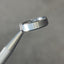 Flat Court Wedding Band with Matt Centre & Bevelled Edges