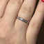 Round Brilliant Cut 0.37cts Diamond Channel Set Wedding Band