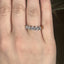 Round Brilliant Cut 1.53ct Diamond 5 Stone Half Hoop Eternity Ring