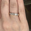 Princess Cut 1.40ct Diamond 7 Stone Half Hoop Eternity Ring
