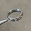 Platinum Court Wedding Band With 3 Round Brilliant Cut Diamonds