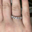 Round Brilliant Cut 4.00ct Diamond Full Hoop Eternity Ring