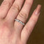 Pear Cut 1.00ct Diamond 5 Stone Eternity Ring