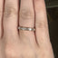 Princess Cut 0.75ct Diamond Half Hoop Eternity Ring
