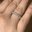 Round Brilliant Cut 0.90ct Diamond 7 Stone Eternity Ring