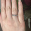 Round Brilliant Cut 1.02ct Diamond Half Hoop Eternity Ring