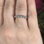 Round Brilliant Cut 1.03ct Diamond 10 Stone Half Hoop Eternity Ring