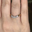 Round Brilliant Cut 0.50ct Diamond Wishbone 5 Stone Eternity Ring