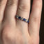 Round Brilliant Cut Sapphire & Diamond 7 Stone Eternity Ring