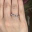 Round Brilliant Cut 1.02ct Diamond 7 Stone Half Hoop Eternity Ring
