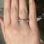 Princess Cut 1.26ct Diamond 7 Stone Eternity Ring