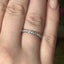 Round Brilliant Cut 0.50ct Diamond Grain Set Wedding Band