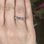 Round Brilliant Cut 1.09ct Diamond 5 Stone Half Hoop Eternity Ring